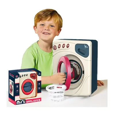 Coo11 Washing Machine Toy Pretend Play Home Appliance Realistic Sounds Lights Laundry Play Set w