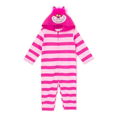 Disney Alice in Wonderland Cheshire Cat Toddler Boys Zip Up Coverall T