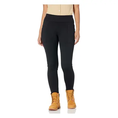 Carhartt Women's Women's Force Fitted Heavyweight Lined Legging - Large Regular - Black