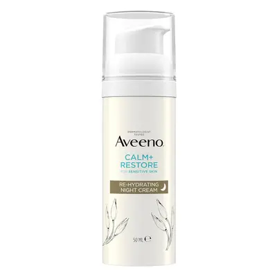 Aveeno Face CALM+RESTORE Re-Hydrating Night Cream Intensely Nourishes With Shea Butter Prebiotic