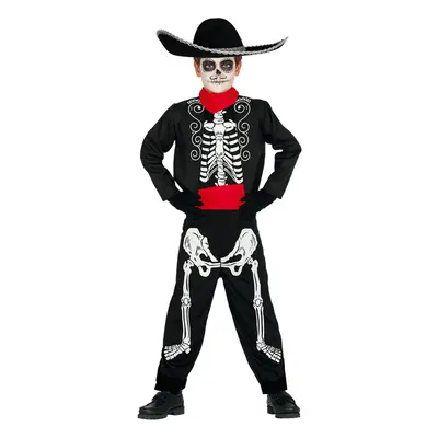 Dia de los muertos skeleton costume for boys