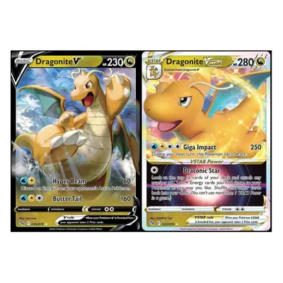 Dragonite V & Vstar 050/078 - Pokemon Go - Ultra Rare Card Lot