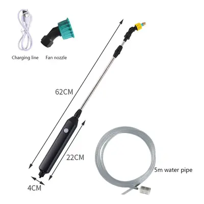 (5 meters water pipe) Electric Sprayer Garden Automatic Atomization USB 2000mAh Plant Sprayer Bo