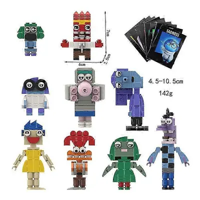 (9 Models) Brain Toy Building Blocks Special Agent Team Movie The Game Handmade Toy Decoration D