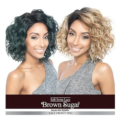 ISIS Human Hair Blend Wig Brown Sugar BS120 (SR2/HONEYASH)