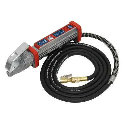 Premium Tyre Inflator - Clip-On Connector - Parallax Correction & 2.7m Hose