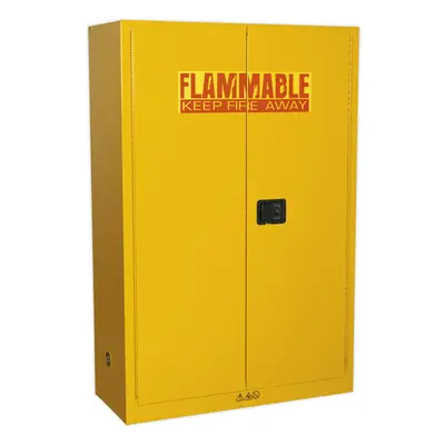 Flammable Substance Storage Cabinet - 1095mm x 460mm x 1655mm - 3-Point Key Lock