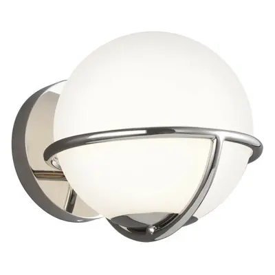 Wall Light Sconce Highly Polished Nickel Finish LED G9 3.5W Bulb d00588