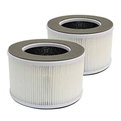 2Pack Replacement 3Stage HEPA Filters Compatible with Pro Breeze PBP03 4in1 Air Purifier Part Nu