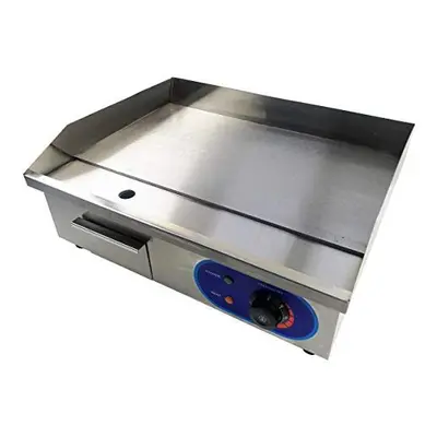 TAIMIKO Electric Griddle Commercial Counter Top Stainless Steel Hot Plate Kitchen Grill 3KW Frie