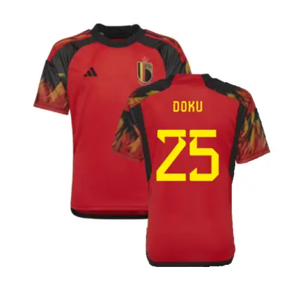 (SB) Belgium Home Shirt (Kids) (Doku 25)