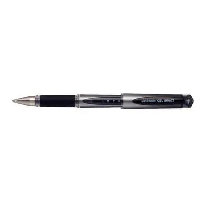 uni-ball uniball- Rollerball Pen - UM-153S Gel Impact- Black - Pack