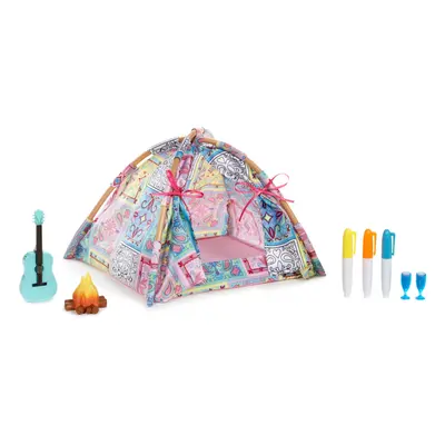 Music Festival Tent â house of dolls (Doll Bonfire, Doll Guitar, Furniture Set, Box with Windo