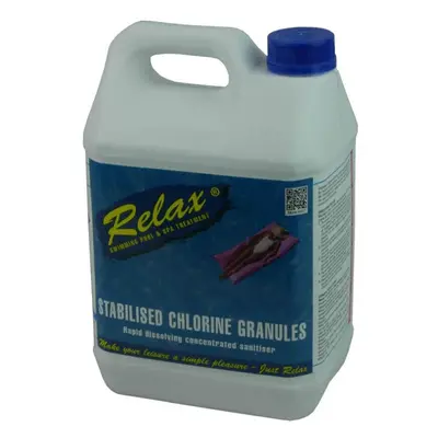 Plastica x 5kg Relax Stab Chlorine Granules