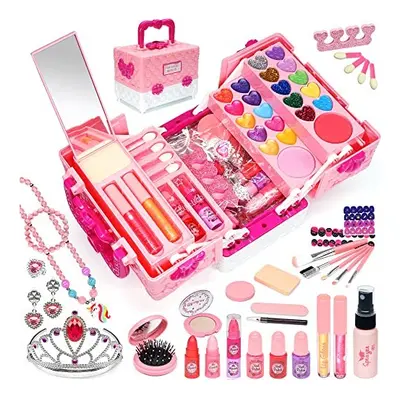 Kids Makeup Sets for Girls - PCS Girls Toys, Washable Makeup for Children, Girls Make Up Set 4-1