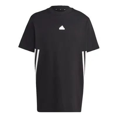 adidas Men's Future Icon 3-Stripes T-Shirt Black/White Small