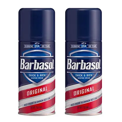 Barbasol Shave Cream Ounce (Original, Pack of 2)