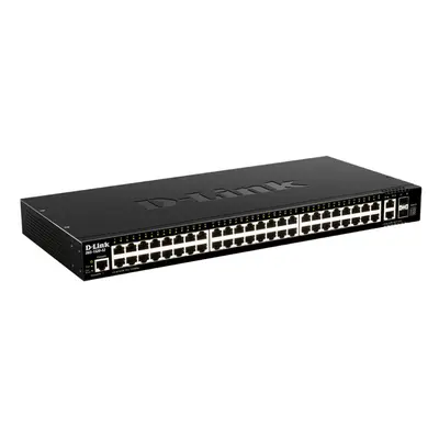 D-Link DGS - Switch - L3 - smart - x 10/100/1000 + x Gigabit Ethernet + x Gigabit SFP+ - rack-mo