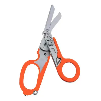 (Orange) Multifunction scissors Tactical scissors folding medical scissors First Aid Outdoor Sur