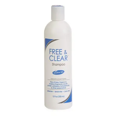 Free & Clear Hair Shampoo | Fragrance, Gluten and Sulfate Free | For Sensitive Skin | Ounce