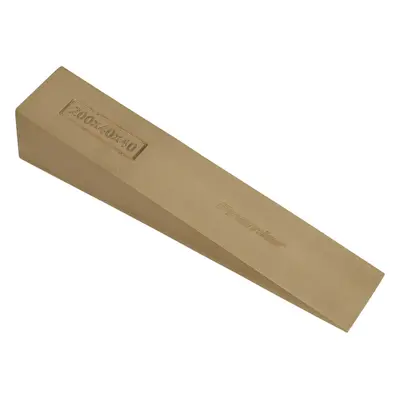 Non Sparking Lifting Wedge - x x 40mm - Precision Cast - Beryllium Copper