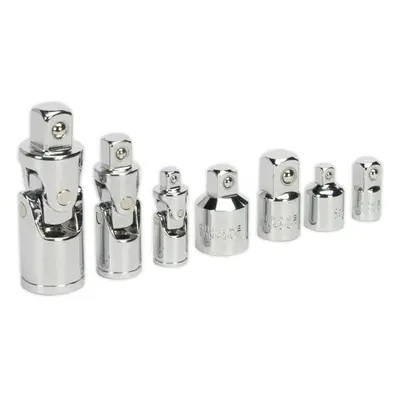 7 PACK - Male to Female Socket & Joint Adapter Size Converters - Square Drive