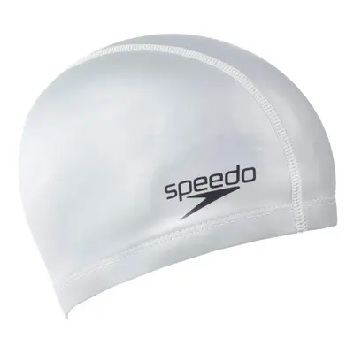 Unisex Ultra Pace Swimming Cap | Panel Design , Silver, One Size