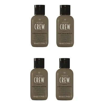 American Crew Ultra Glide Shave Oil 50ml x4