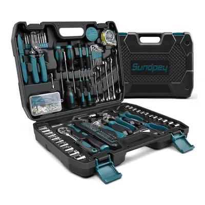 Sundpey Home Tool Kit 281-PCs - Protable Complete Basic Hand Repair General Tool Sets for Men Wo