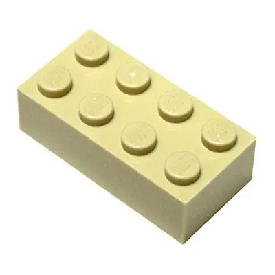 LEGO Parts and Pieces: Tan Brick Yellow 2x4 Brick x50