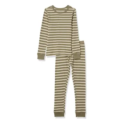 Boys' Thermal Long Underwear Set, Olive Stripe, X-Large