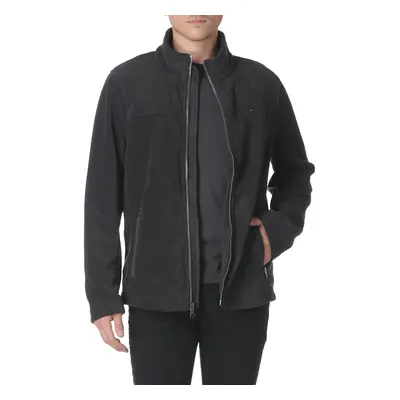 Tommy Hilfiger Men's Classic Zip Front Polar Fleece Jacket Charcoal