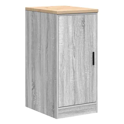 (grey sonoma, x x cm/ pcs) vidaXL Garage Storage Cabinet Solid Wood Pine cabinet