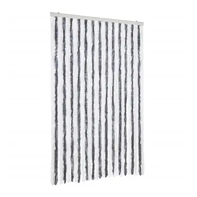 (grey and white, x cm) vidaXL Fly Curtain Door Curtain Fly Screen Fly Blind Insect Curtain Cheni