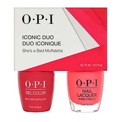 OPI Gel Color Soak-Off Gel Lacquer Plus Nail Lacquer for Women - Shes A Bad Muffaletta