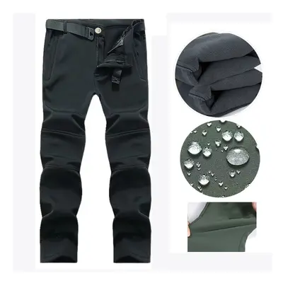 (Black Pant, M(55-65kg)) US Military Army SharkSkin SoftShell Tactical Windproof Waterproof Jack