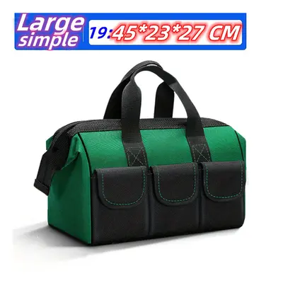 (19 inch Simple) Upgrade Heighten large capacity Tool Bag Thickened 1680D Oxford Waterproofed We