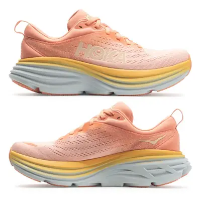 (Yellow & Orange, UK7/EU40.5) HOKA ONE ONE Clifton Womens Lightweight Running Shoes Athletic Tra