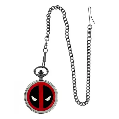 Deadpool Logo Cover Pocket Watch