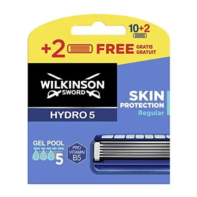 Wilkinson Hydro Skin Protect Regular Razor Blades for Men Pack of