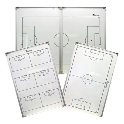 90 x 120cm Double Sided Folding Football Tactics Board - Markers Dry Wipe Pen