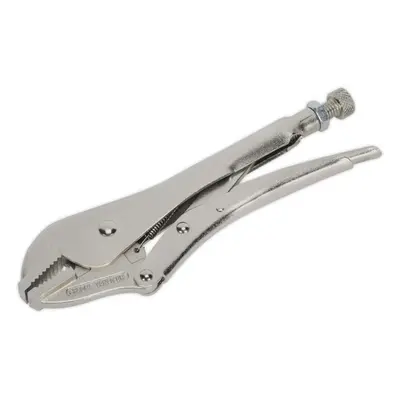 230mm Locking Pliers - Straight Deeply Serrated 45mm Jaws - Hardened Teeth