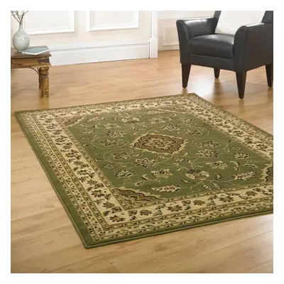 (160x230cm) Classic Oriental Sincerity Soft Sherborne Traditional Rugs in Green