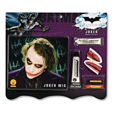 Batman Deluxe Joker Wig And Make Up Kit Black One Size