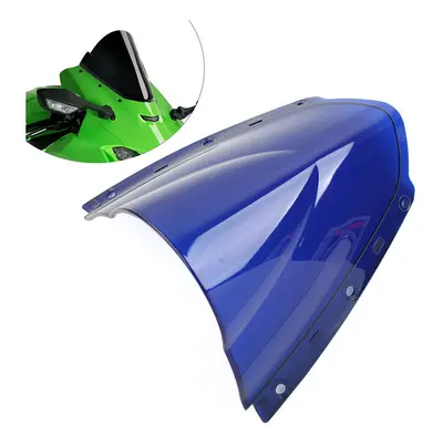 (Blue) Motorcycle Windscreen Windshield Wind Screen Shield Protector For KAWASAKI