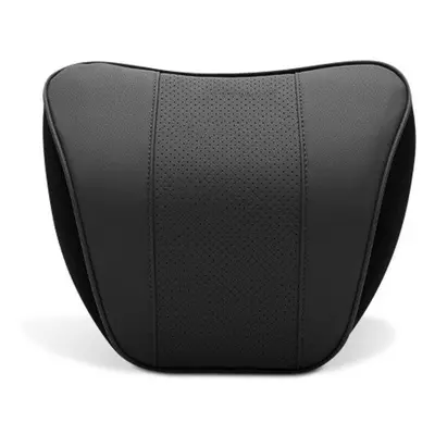 (no logo-Black) Embroidered logo Car Neck Pillow Memory Foam Headrest Auto Lumbar Pillow