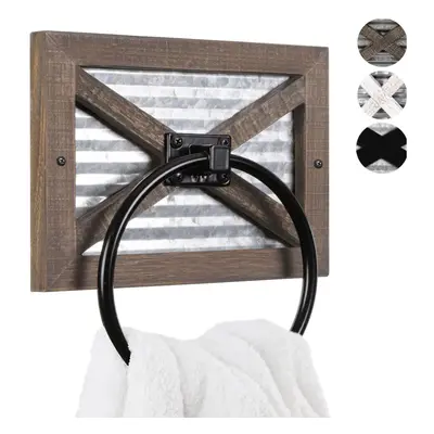 Autumn Alley Farmhouse Hand Towel Ring for Bathroom Rustic Hand Towel