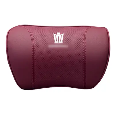 (Neck-Wine Red) Car Neck Pillow Memory Foam Lumbar Support Waist Pillow Seat Headrest