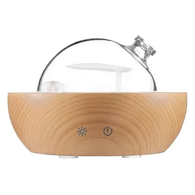 Glass Essential Oil Diffuser ,real Wood Base,the Upgrade Aromatherapy Diffuser,aroma Diffuse Hum