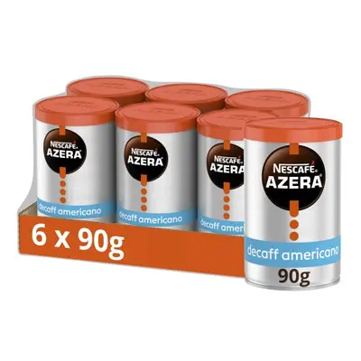 Nescafe Azera Americano Decaff Instant Coffee 90g (Pack of 6)